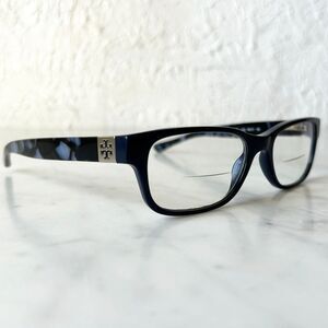 Tory Burch Eyeglass Frames Navy Blue Rectangle Women's Glasses TY2067 1616 50mm